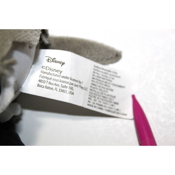 Disney Minnie Mouse Black White Grey Cat Halloween Plush Stuffed Animal 9 Inch - Picture 8 of 9